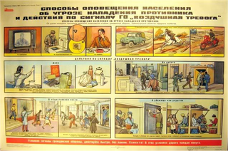 Illustration for article titled Weird Soviet Civil Defense Graphics from the Cold War May Disturb You